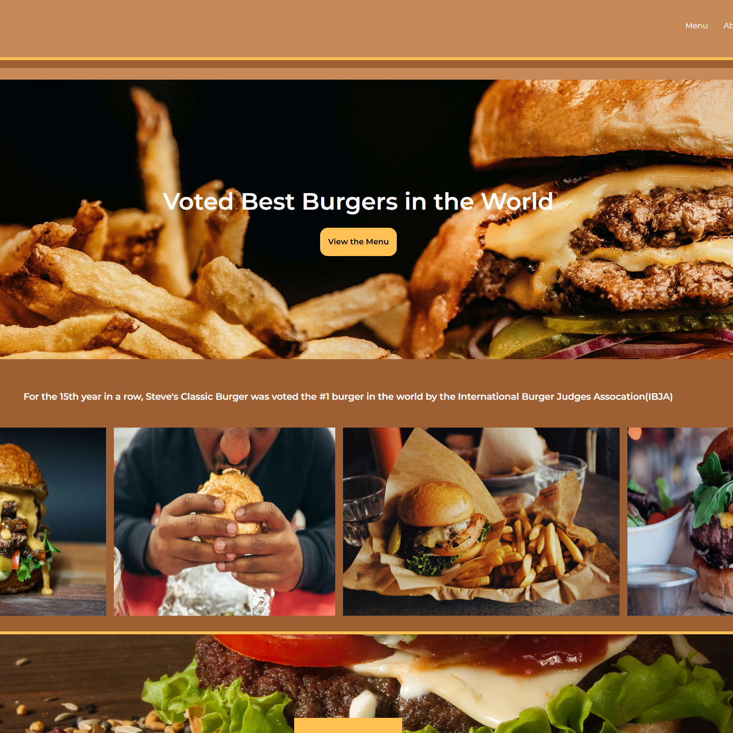Website mockup